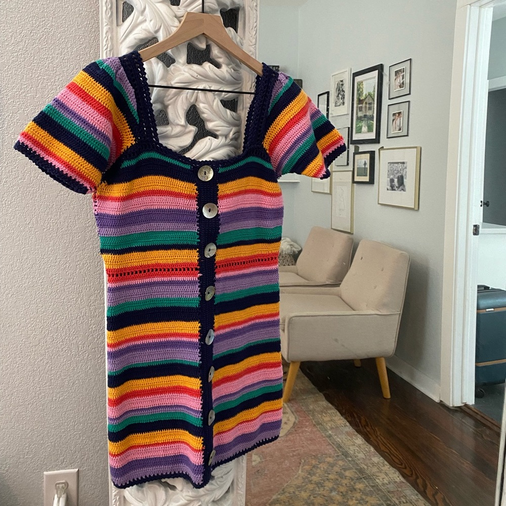 Farm Rio crochet dress